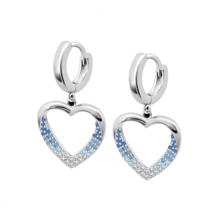 Silver hoops earrings Lotus lp3718-4/1