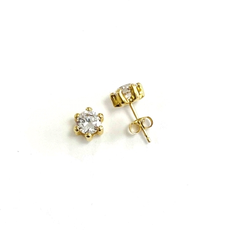 gold earrings PE02985