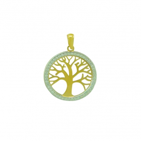 18kt gold pendant Tree of Life