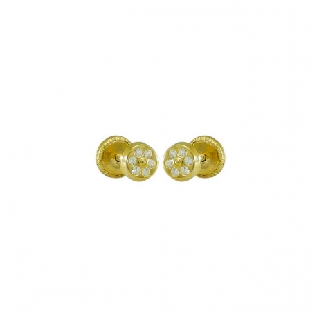 Baby earrings in gold 18kt 630-635a