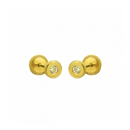 Baby earrings in gold 18kt 630-630a
