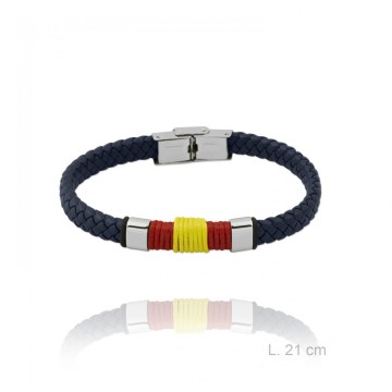 Steel bracelet Albero Spanish flag p-3992
