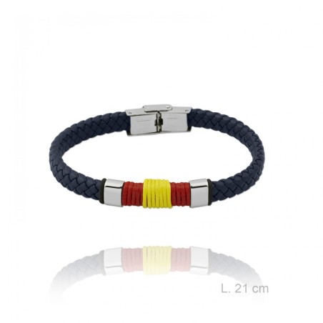 Steel bracelet Albero Spanish flag p-3992